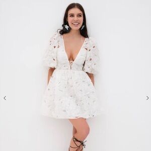 For Love and Lemons Leighton Mini Dress